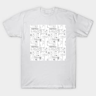 Vintage Envelope Pattern T-Shirt